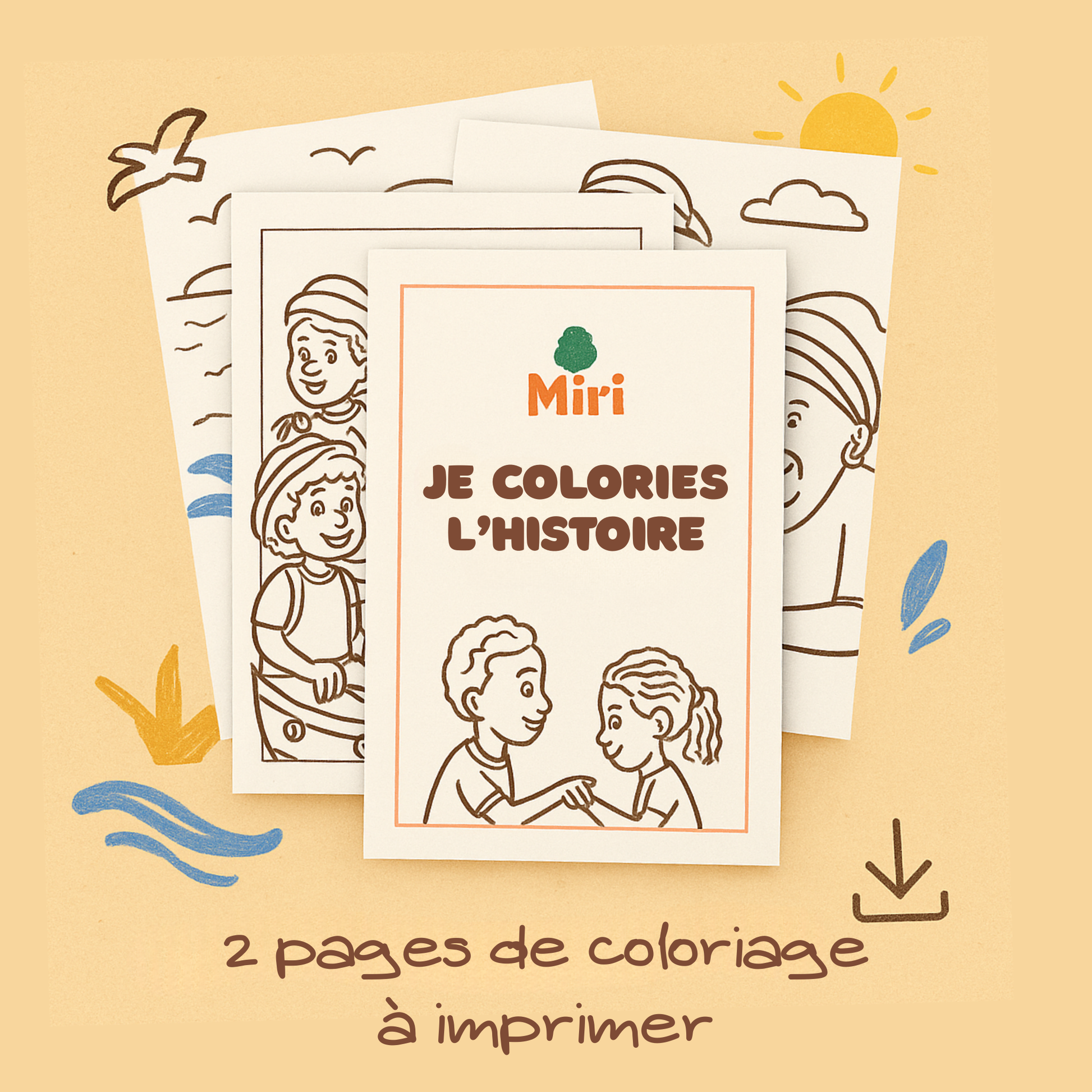 Coffret 1 – Un Jour à Ngor : histoire audio et activités à imprimer